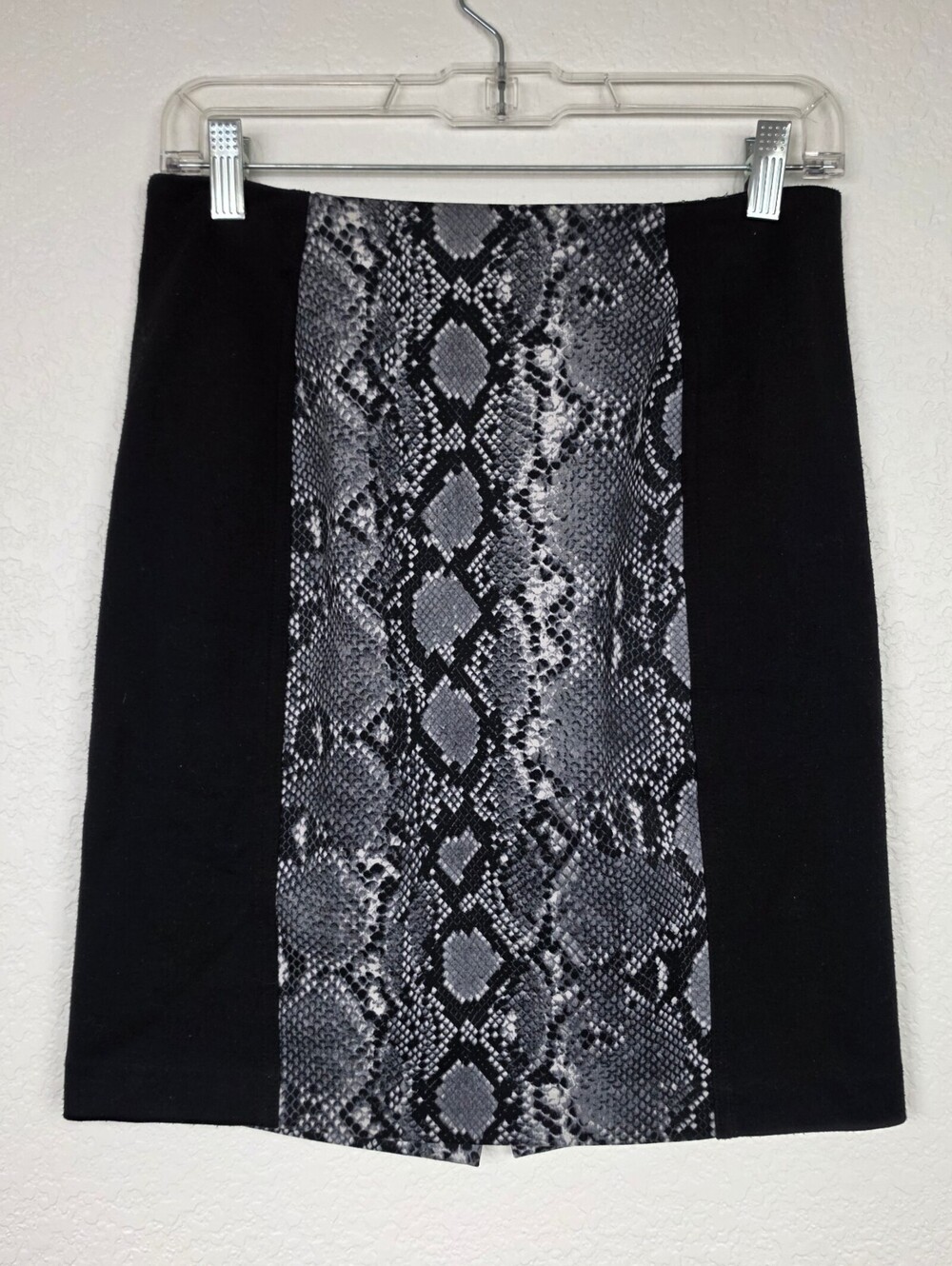 Michael Kors Black Snake Mini Size 4 Skirt